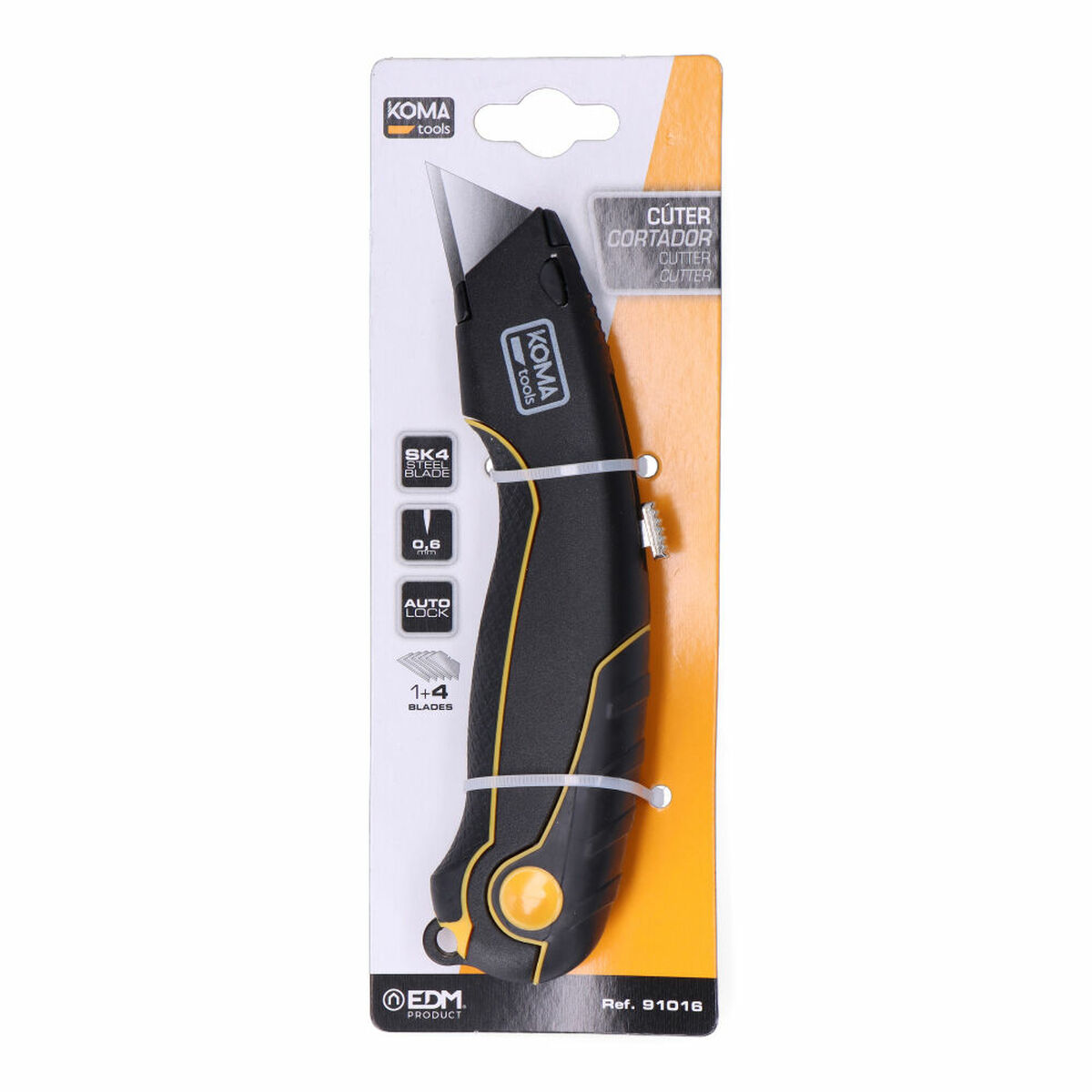 Nóż introligatorski Koma Tools Chowany Aluminium ABS